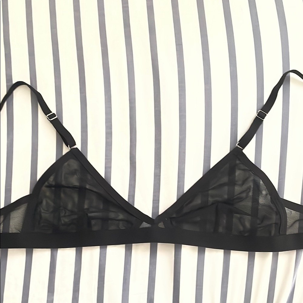 Black Sheer Bralette